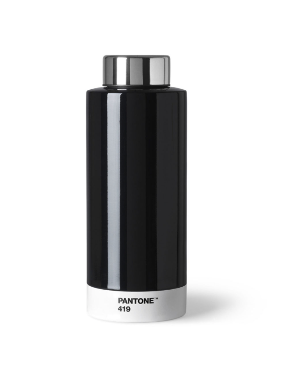 PANTONE Thermo Steel Drinking Bottle (Black)